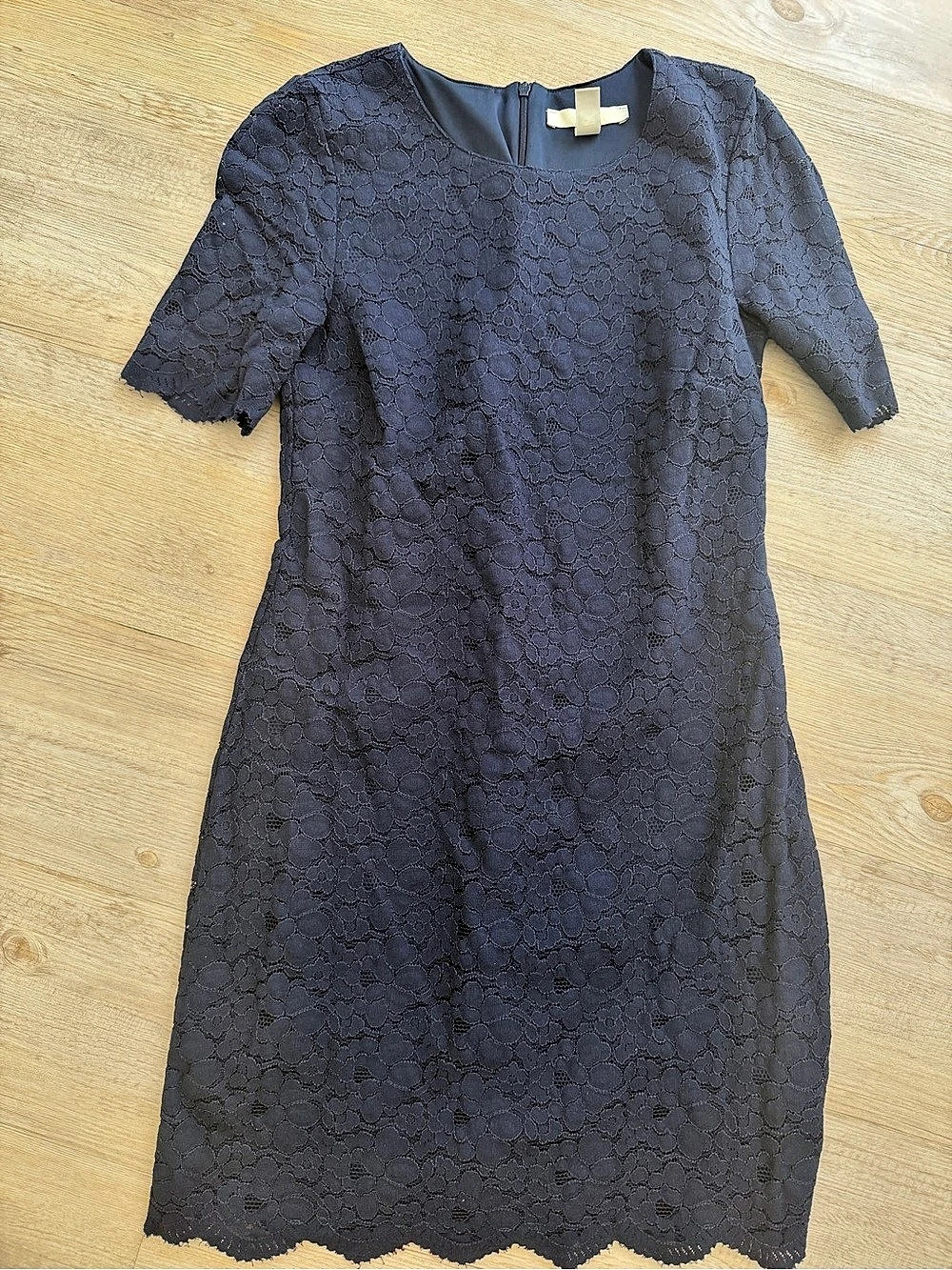 Lark & Ro Lace Midi Dress Blue Size 4